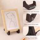 Wood Plate Stand for Display, Picture Frame Easels Stand Holder for Table Top, Display Holder for Photo Plate Artwork (Small)