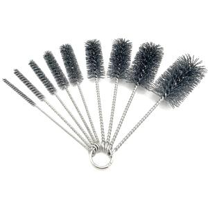 Pipe Cleaning Brush Set Abrasive Filament, 9 Piece Variety Pack for Removal of Rust, Corrosion, Paint