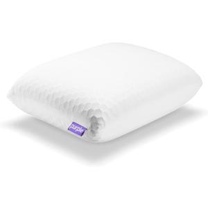 Purple Harmony Anywhere Pillow - Travel/On-The-Go, Hex Grid & Talalay Latex Core - No Pressure Support, Stays Cool, Compact & Lightweight for Easy Travel