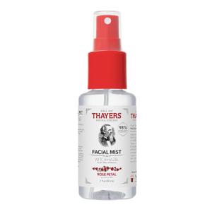 Thayers Witch Hazel Facial Mist Toner with Aloe Vera, Rose Petal, Soothing and Hydrating, for All Skin Types, Trial Size, 3 oz (3 ounce (Pack of 1))