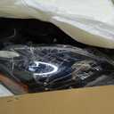 Headlight Assembly Fit for 2010-2011 Toyota Prius Black Housing Clear Lens