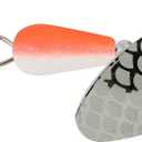 Panther Martin Speckled Spinner, 6PMGRSK, Gold / Red, 1/4 OZ & Danielson Niagara UV Spin Spinner | Holographic Silver Scale Brass Blade | Soft Bead on The Treble Hook (Size: 1/16 oz) & Blue Fox Classic Vibrax Fishing Spoons Size 1, 1/8 oz. Fire Tiger