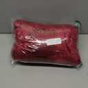 PAVILIA Maroon Red Throw Blanket for Couch Bed, Soft Fleece Throws for Sofa Chair, Fuzzy Waffle Textured Blanket, Cozy Warm Lightweight All Season Blanket Throw, 50x60