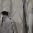 TUOPIN Womens Synthetic Leather Slip On Shoes,Padded Collar Slip on Sneakers for Women, Casual Loafers Walking Shoes (7, White)