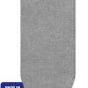 Bartnelli Pulse Ironing Board | Made in Europe | Patent Space Saving Smart Hanger Iron Board for Easy Storage | Lightweight, 4 Layer Cover, 4 Legs, for Dorm, Laundry Room, or Small Spaces(43x13-35) (Pulse, Black/Gray)