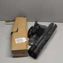 Squat Pad Set - Foam Barbell Pad for Squats Cushion, Lunges & Bar Padding for Hip Thrusts - Standard Olympic Weight Bar Pad - With Ankle Straps, Wrist Straps for Weightlifting (Black)