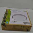 Good Earth Lighting Jordan 14-inch LED Flush Mount  Satin Nickel, Dimmable, 1700 Lumen, 3000K, 50,000 Hour Rated Lamp Life