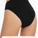 Period Swimwear Leakproof Bikini Swim Bottoms Proof Menstrual Bathing Suit Bottoms for Teens Girls Women (Black, XS)