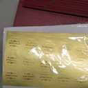 Set of Red GiftCards with Envelopes and Stickers for Invitation