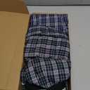 TIICHOO Mens Incontinence Underwear Washable Bowel Leak Proof Fecal Incontinence Boxers 3 Pack (Medium, 2 Green/ Blue)