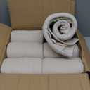 CAI TENG Fleece Throw Blankets 6 Pack Bulk Lightweight Warm Soft 50 x 60 in Kids Blanket Picnic Cozy Fleece Fabric Microfiber Small Blanket for Bed Sofa Office Travel Beige