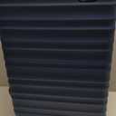 Amazon Basics 26" Hardside Medium Checked Luggage, Hardshell Suitcase With Wheels, Expandable For Up to 15% More Space, With Scratch-Resistant Surface, Four Multi-directional Wheels, Navy Blue