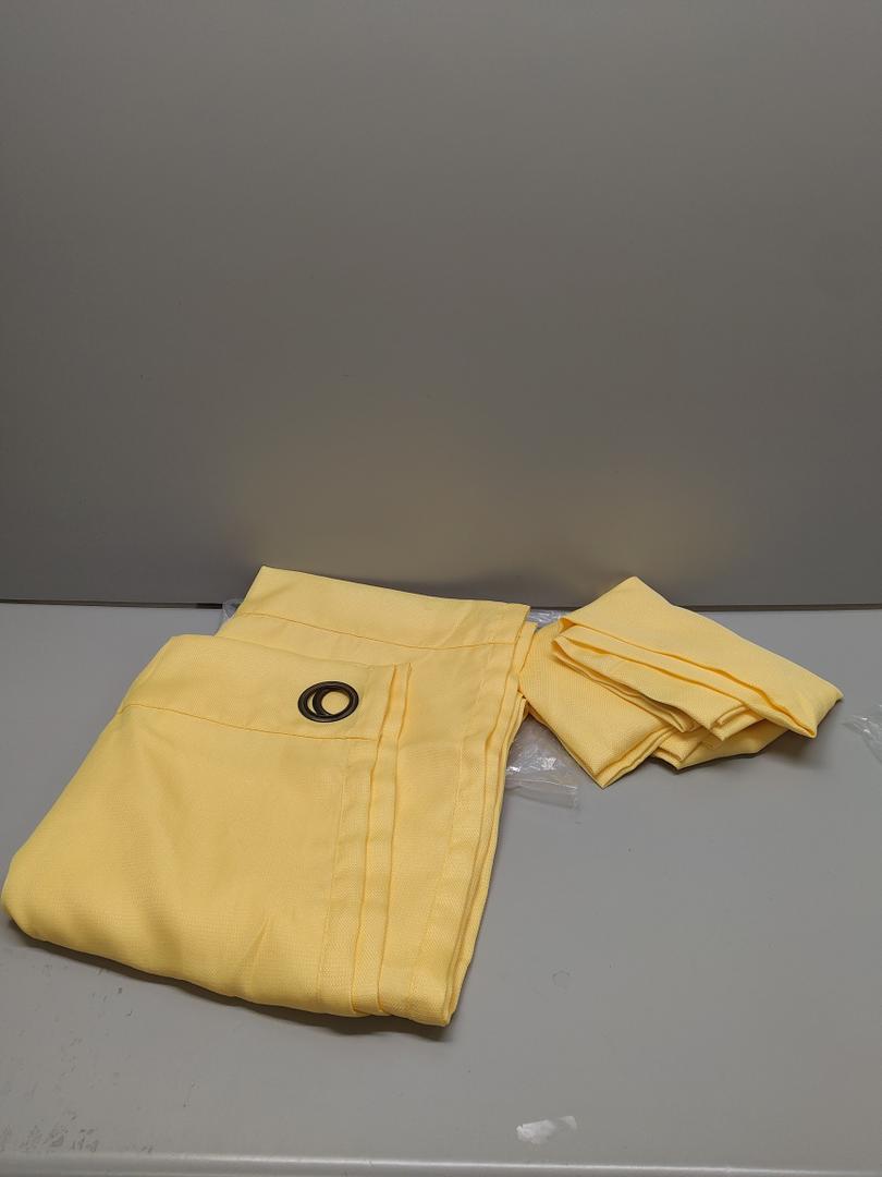 Yellow 62x47 inch Curtains