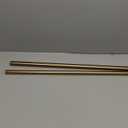 Ivilon Drapery Window Curtain Rod - End Cap Style Design 1 Inch Pole. 28 to 48 Inch Color Warm Gold