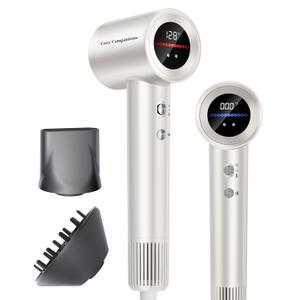Professional Hair Dryer - 2X Faster Drying, Ionic & Ceramic Technology, Lightweight Ergonomic Design for Salon-Quality Styling at Home