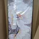 White Flower Wall Decor - Canvas Wall Art for Bedroom Women - Black Framed Wall Art Size 29" x 59"