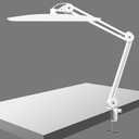 3500 Lumen Led Nail Desk Lamp, 38W Nail Tech Light Dimmable Task Lamp for Home Office Beauty Salon Workbench, Shadowless Nail Desk Light - 20 Inches Luxury White (Universal Manicure Table Clamp)