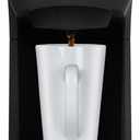 BELLA Dual Brew Single Serve Coffee Maker, Brews both Kcup and Ground Coffee, Large 14oz Capacity, Easy One Touch, Auto Shutoff, Black