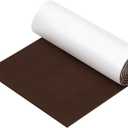 Fullhawl Large Felt Furniture Pads 12 x 60 Inch Non Slip Self Adhesive Heavy Duty Cuttable Strip Roll Felt Sheet Tape for Protecting Hardwood Floors Chair Wall, Brown