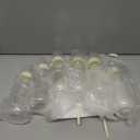 6 Sets Bottle Chug Baby Shower Games Juegos Para Plastic Baby Bottles Bibs Disposable Diapers Gender Reveal Games Baby Changing Diaper Race Game Decoration (Beige)