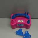 Nulink Electric Balloon Pump, Portable Electric Balloon Blower Machine Balloon Air Pump Dual Nozzle 110V 600W Balloon Inflator for Party Decorations (Rose red)