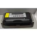 Bonsenkitchen Vacuum Sealer Machine, Globefish Technology for Perfect Vacuum Sealing, Powerful Low-Noise Food Vacuum Sealer with Easy Handle Design, Built-in Cutter & Bag Storage, 1 Bag Roll & 10 Bags (Silver Black)