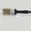 10 Pieces 2 Inch Paint Brush,Flat Paint Brushes Professional Paint Tools with Treated Plastic Handle for DIY Paint,Furniture,Fences,Deck,and Wall Trim (Black 10 Pack)