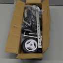 Dog Wheelchair for Back Legs,Adjustable Lightweight Aluminum Profile Pet Wheel Chair Has Added Hand-Carrying Assistance and Reflective Functions for Small Medium Dogs and Cats (BLACK)