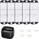 Gardner Pet Replacement Filters for 8L Black Pet Water Fountain, 5-Pack