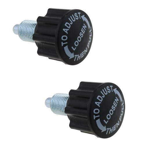 DGZZI 2PCS Fitness Equipment Spring Knob Pop Pin M16 Plum Pull Pin Adjusting Pin Knob Suitable for Exercise Bike and Fitness Equipment