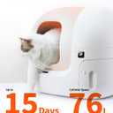 PETKIT PuraMax Self Cleaning Litter Box with N50 Odor Eliminator, xSecure Automatic Scooping, Large Space Cat Box with Waste Bags