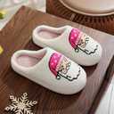 Slippers for Women Men Fuzzy Memory Foam Slipper Fluffy Winter Soft Warm Slip On House Shoes