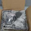 Mofeez Fence Gate Kit Iron Gate Hardware with Gate Latch for Wooden Fences Shed Doors Heavy Duty Anti Sag Gate Corner Brace Bracket (2 Sets)