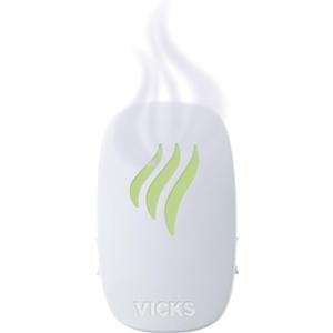 Vicks Advanced Soothing Vapors Waterless Vaporizer with Night Light and VapoPads to Help Relieve Discomfort from Colds and Flu , 1 Count (Pack of 1)