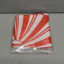 FuWeave 24 Inch Candy Cane Swirl Christmas Tree Skirt Red and White Christmas Tree Mat Reusable Peppermint Candy Ornaments for Xmas Winter Home Office Decoration Party Supplies