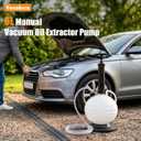 6L Vacuum Oil Extractor Pump - Portable Fluid Extractor Oil Change Pump with 59" Main Hose, Three 41" Extension Tubes & Brake Bleeding Hose for Automotive, Marine Boat Oil/Brake Fluid Change