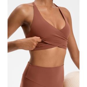 Women's Workout Sports Bras Fitness Satara Low Impact Bra Yoga Crop Tank S