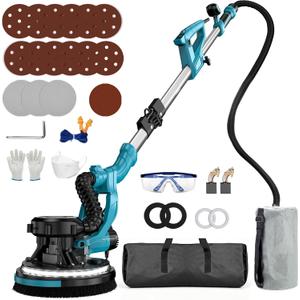 Electric Drywall Sander with Vacuum Dust Collector,Popcorn Ceiling Removal