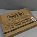 2-Tier Bathroom Counter Organizer, Wooden Corner Shelf for Vanity Countertop Skincare & Makeup, Storage and Organization for Kitchen