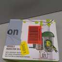 LONA Bird Feeders for Outdoors Hanging  3 Separate Compartments, 3 Feeding Ports, Weatherproof Dome & 3 Ways to Hang, Large Capacity for Cardinals/Finches (Green (Normal)