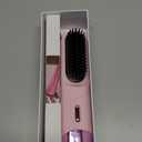 Go Brush Pro 2026 Hair Straightener Brush 300 Million Negative Ionic Portable Cordless Hair Straightener for Women with 4 Temps Fast Heating MCH Ceramic Coating Smooth Frizz - Free Hair Gift for Women