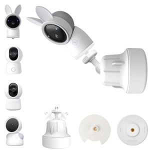 Baby Monitor Mount Stand Compatible with ARENTI 2K Alnanny A4/B2/1M/3QM/ P2Q/ D3 Baby Cameras, Flexible Adjustable Baby Monitor Wall Mount Holder, Perfect View Angle and Easy to Install