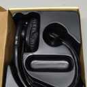 Trucker Bluetooth Headset, Wireless Headset with Mic, Bluetooth Headsets with Dual Noise Cancelling Microphone & Mute Button, 55Hrs Working Time PC Headsets for Cell Phones, Computer, Truck Driver