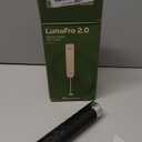 Maestri House Rechargeable Milk Frother with Stepless Speed Control, LunaFro 2.0 Handheld Electric Foam Maker Waterproof Drink Mixer Foamer for Lattes, Cappuccino (Black)