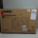 ZOMISIA Collapsible Dog Crate for Dogs - 28" L Heavy Duty Dog Kennel No Tools Required with 4 Sides Steel Foldable Cage for Dogs Indoor Furniture, Portable Carrier with 2 Smooth Wheels, Beige