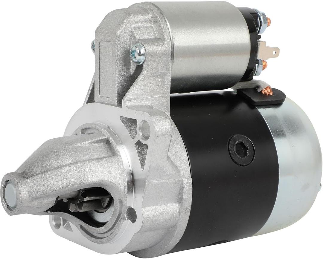 SCITOO Starter Motor 18162 Compatible for Kubota T1600H 1990-95 KH007 1989-1993 Grasshopper 721D 321D for Carrier Transicold 550 544 522 444 422 322 1996-2007 19837-63013 12V 1kW CW 9-Teeth