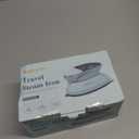 PIOMATIC Travel Iron Mini with Steam for Clothes with Dual Voltage, Portable Mini Ironing Machine with Non-Stick Soleplate, Small Iron for Sewing, Quilting and Handcraft