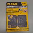 ELEAD 31-Piece Hex Key Set - Allen Wrench Set, SAE and Metric Allen Keys MM(0.7mm-10mm) SAE(0.028"-3/8) Heat-Treated, Torque Handle, High Leverage, Long & Short Keys, Easy Organization
Amazon's Choice