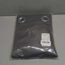 NICETOWN Grey Blackout Patio Sliding Door Curtains 84 inch Length, Grommet Room Divider Thermal Insulated Curtain Drapes for French Door/Living Room (Gray, W100 x L84, 1 Panel)