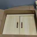 Pack Of 3, Large Wooden Box with Hand Holes, 17 x 8.5 inches 